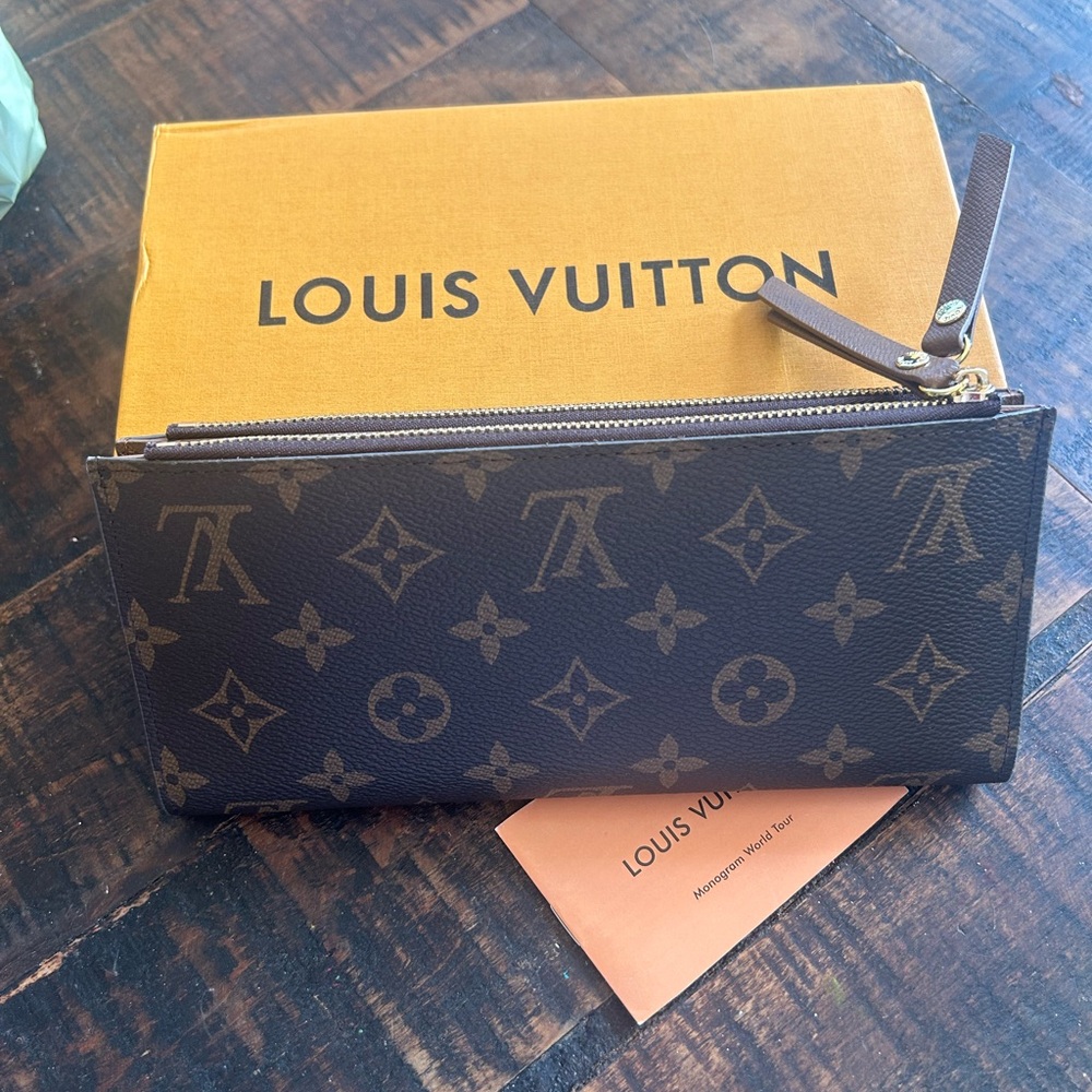 Louis Vuitton Tan Leather Card Holder